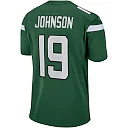 Zennovawear Keyshawn Johnson 19 New York Jets Men Game Retired Jersey - Gotham Green