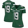 Zennovawear Keyshawn Johnson 19 New York Jets Women Game Retired Jersey - Gotham Green