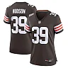 Zennovawear Khaleke Hudson 39 Cleveland Browns Women's Team Game Jersey - Brown
