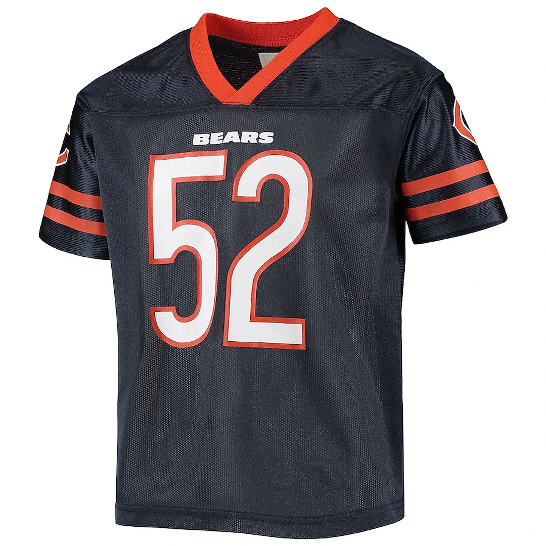 Zennovawear Khalil Mack 52 Chicago Bears YOUTH Team Jersey - Navy