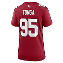Zennovawear Khyiris Tonga 95 Arizona Cardinals Women's Game Jersey - Cardinal