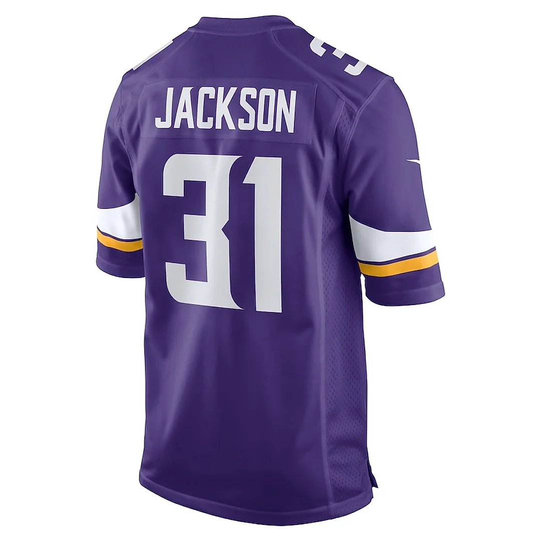 Zennovawear Khyree Jackson 31 Minnesota Vikings Game Men Jersey - Purple