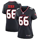 Zennovawear Kilian Zierer 66 Houston Texans Women's Team Game Jersey - Navy