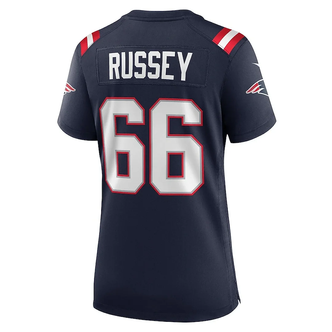 Zennovawear Kody Russey 66 New England Patriots Women Game Jersey - Navy