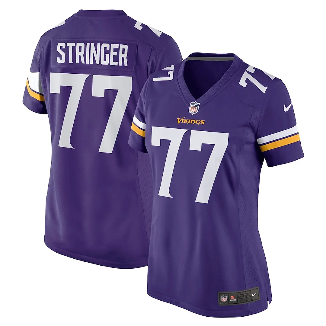 Zennovawear Korey Stringer 77 Minnesota Vikings Women Retired Jersey - Purple