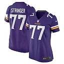 Zennovawear Korey Stringer 77 Minnesota Vikings Women Retired Jersey - Purple