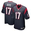 Zennovawear Kris Boyd 17 Houston Texans Game Men Jersey - Navy