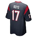 Zennovawear Kris Boyd 17 Houston Texans Game Men Jersey - Navy