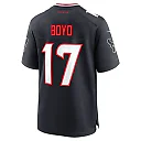 Zennovawear Kris Boyd 17 Houston Texans Team Game Men Jersey - Navy