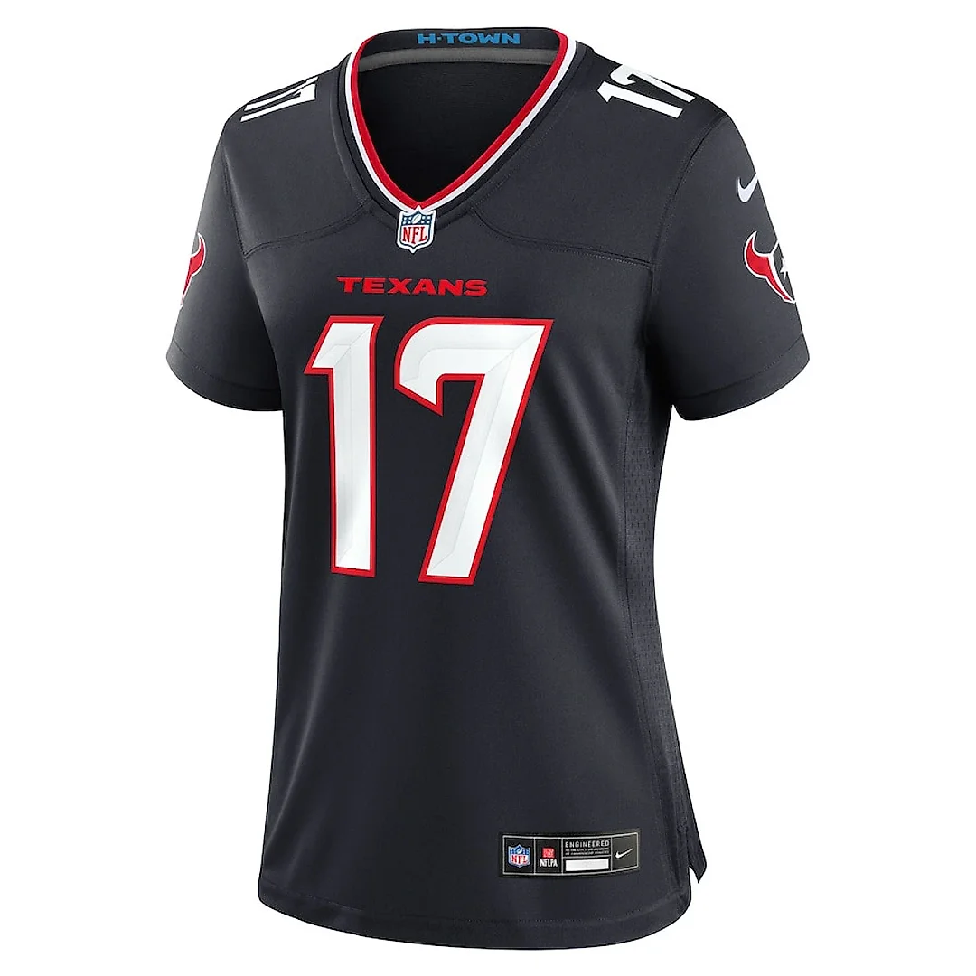 Zennovawear Kris Boyd 17 Houston Texans Women's Team Game Jersey - Navy