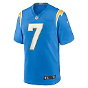 Zennovawear Kristian Fulton 7 Los Angeles Chargers Team Game Men Jersey - Powder Blue
