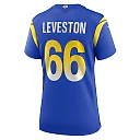 Zennovawear KT Leveston 66 Los Angeles Rams Game Women Jersey - Royal