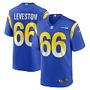 Zennovawear KT Leveston 66 Los Angeles Rams Team Game Men Jersey - Royal