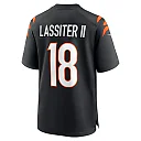 Zennovawear Kwamie Lassiter II 18 Cincinnati Bengals Team Game Men Jersey - Black