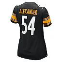 Zennovawear Kwon Alexander 54 Pittsburgh Steelers Women Game Jersey - Black