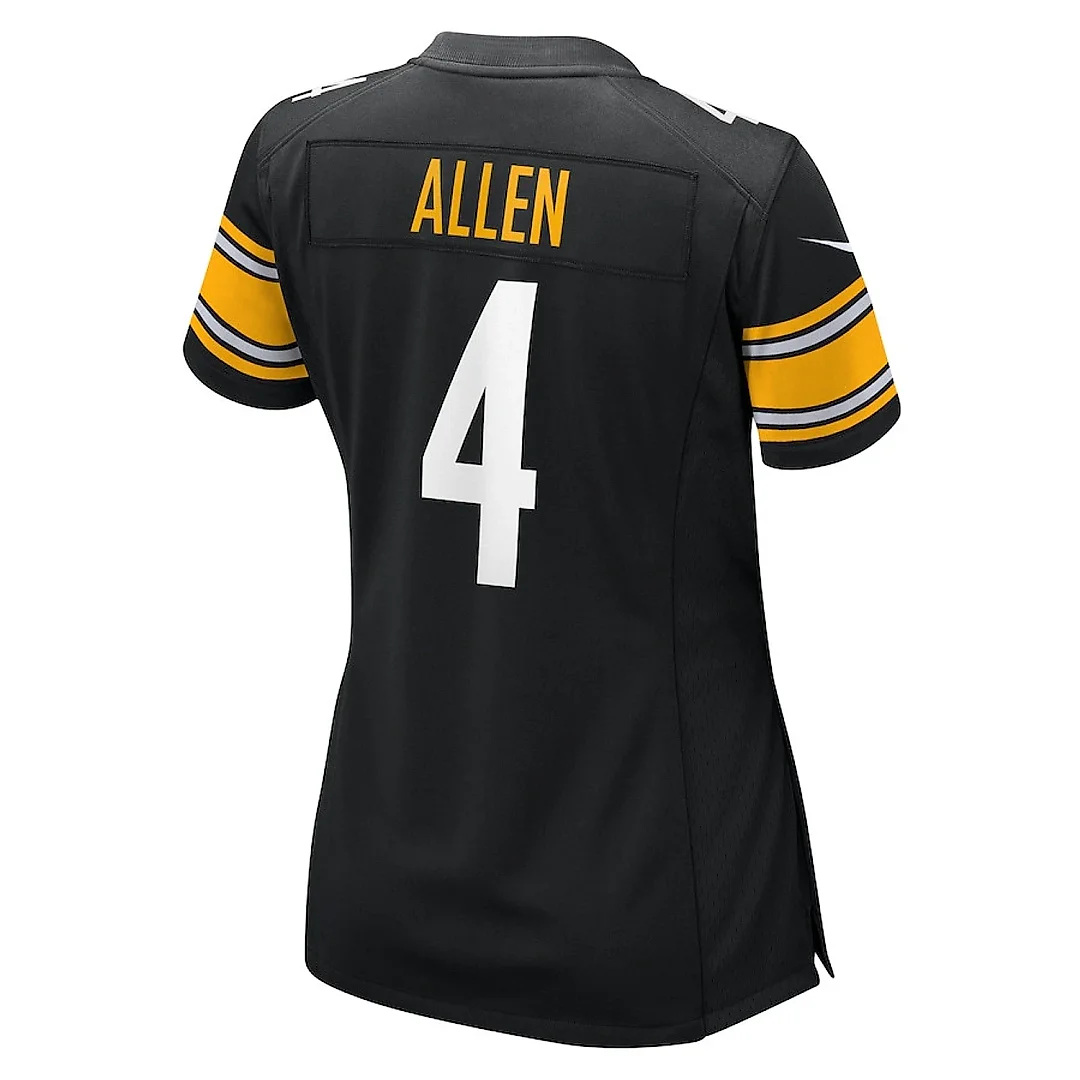 Zennovawear Kyle Allen 4 Pittsburgh Steelers Women's Game Jersey - Black