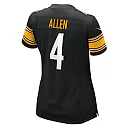 Zennovawear Kyle Allen 4 Pittsburgh Steelers Women's Game Jersey - Black