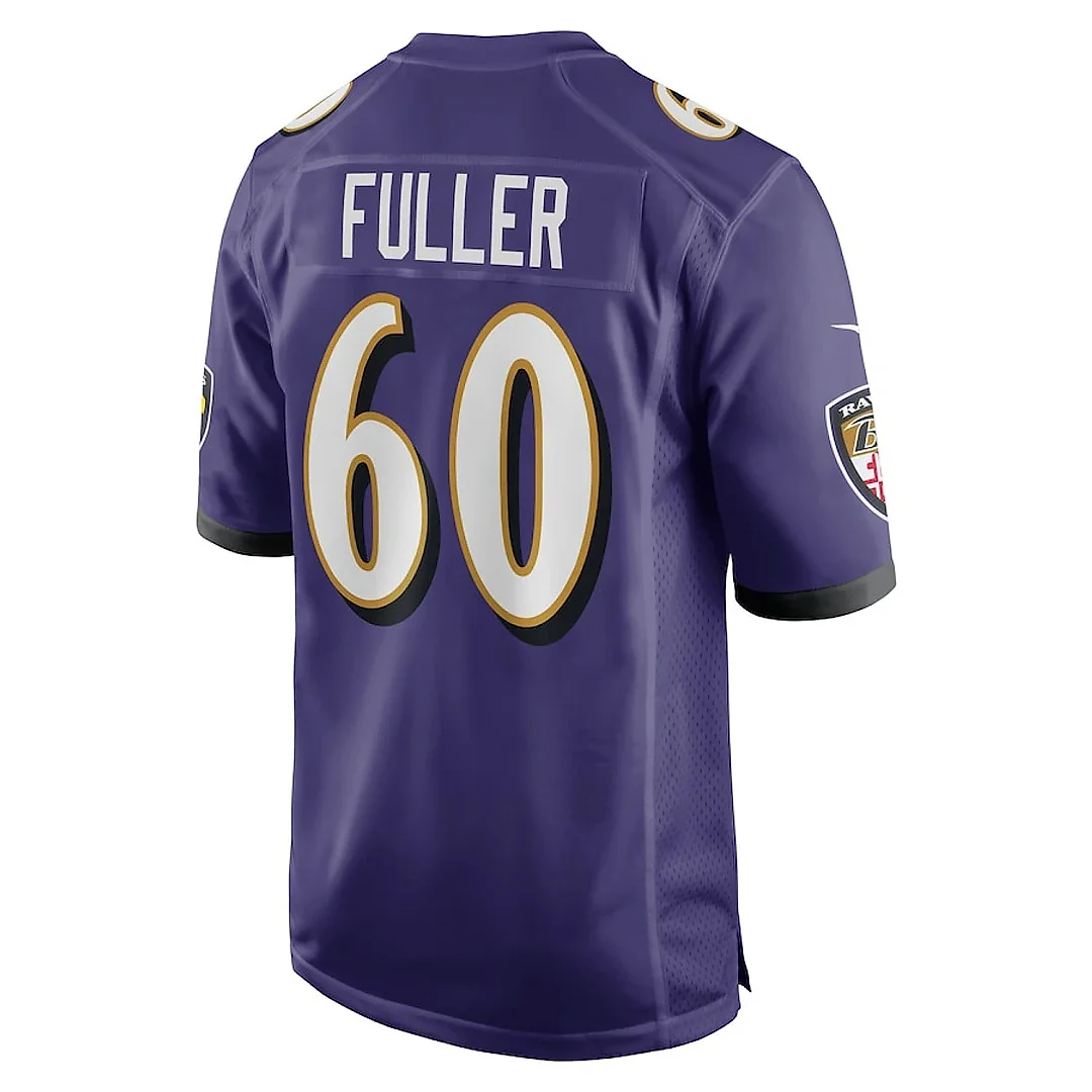 Zennovawear Kyle Fuller 60 Baltimore Ravens Team Game Men Jersey - Purple