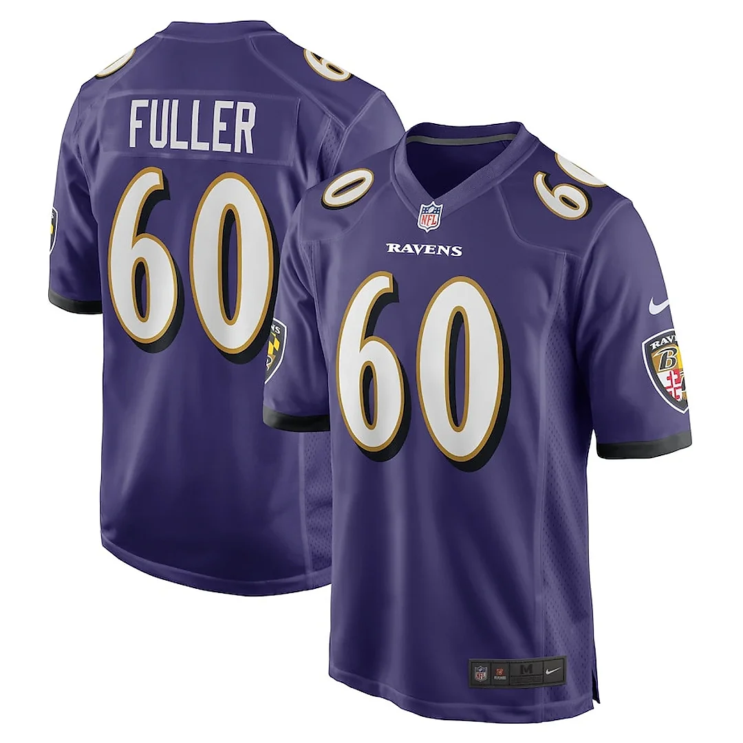Zennovawear Kyle Fuller 60 Baltimore Ravens Team Game Men Jersey - Purple