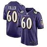 Zennovawear Kyle Fuller 60 Baltimore Ravens Team Game Men Jersey - Purple