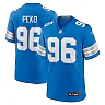 Zennovawear Kyle Peko 96 Detroit Lions Game Men Jersey - Blue