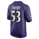 Zennovawear Kyle Van Noy 53 Baltimore Ravens Team Game Men Jersey - Purple