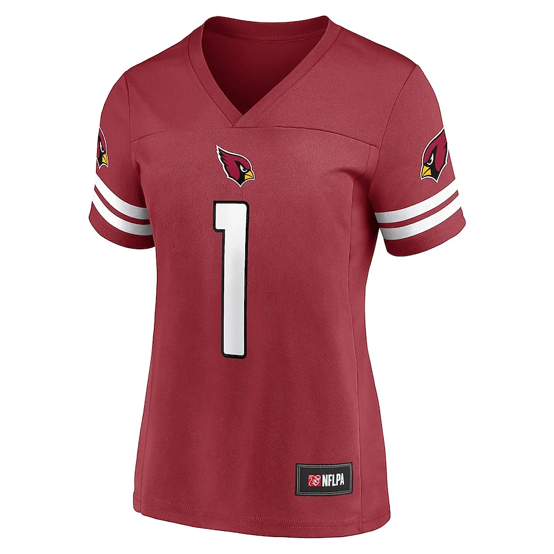 Zennovawear Kyler Murray 1 Arizona Cardinals Women Game Time Jersey - Cardinal