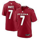 Zennovawear Kyzir White 7 Arizona Cardinals Team Game Men Jersey - Cardinal