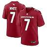 Zennovawear Kyzir White 7 Arizona Cardinals Team Game Men Jersey - Cardinal