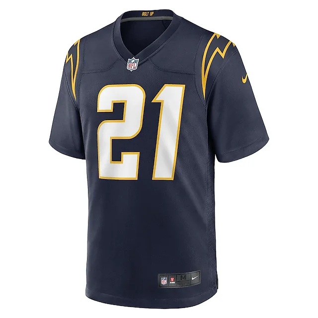Zennovawear LaDainian Tomlinson 21 Los Angeles Chargers Men Retired Jersey - Navy