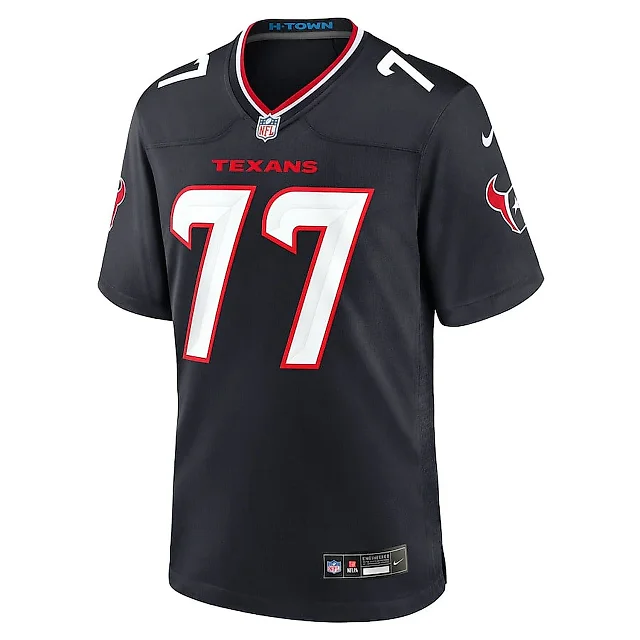 Zennovawear LaDarius Henderson 77 Houston Texans Game Men Jersey - Navy