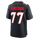 Zennovawear LaDarius Henderson 77 Houston Texans Game Men Jersey - Navy