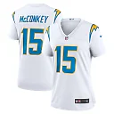 Zennovawear Ladd McConkey 15 Los Angeles Chargers Women's Game Jersey - White