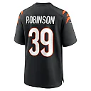 Zennovawear Lance Robinson 39 Cincinnati Bengals Game Men Jersey - Black