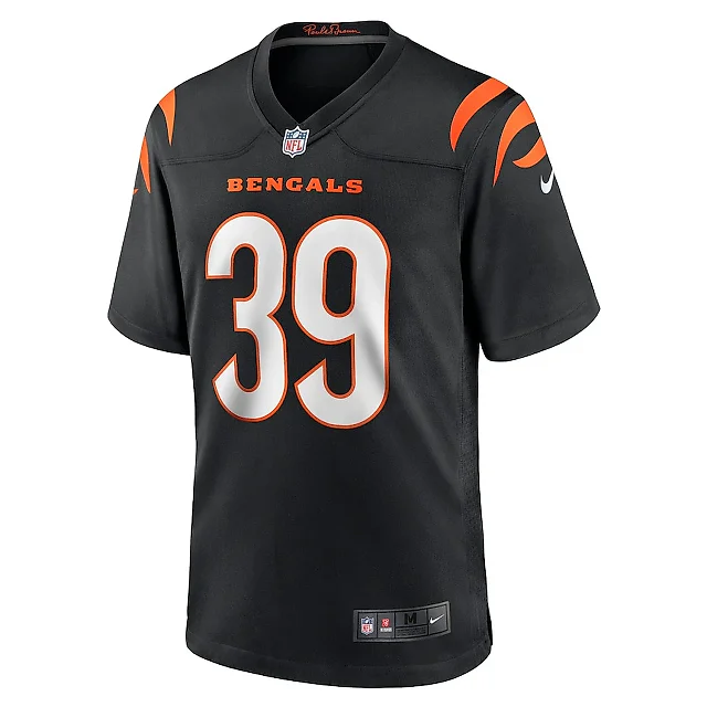 Zennovawear Lance Robinson 39 Cincinnati Bengals Game Men Jersey - Black