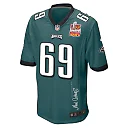 Zennovawear Landon Dickerson 69 Philadelphia Eagles Super Bowl LIX Champions Patch 'New Orleans - Where Legends Are Made' EMBROIDERED Game Men...