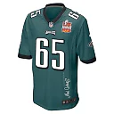 Zennovawear Lane Johnson 65 Philadelphia Eagles Super Bowl LIX Champions Patch 'New Orleans - The Ultimate Showdown' EMBROIDERED Game Men Jersey...