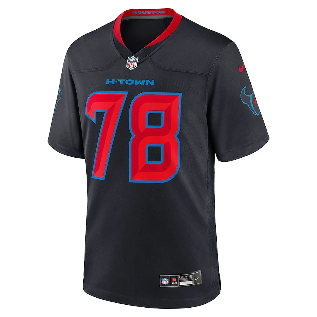 Zennovawear Laremy Tunsil 78 Houston Texans 2nd Alternate Game Men Jersey - Navy