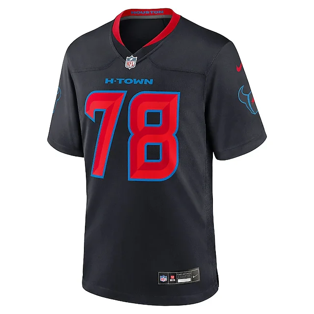 Zennovawear Laremy Tunsil 78 Houston Texans 2nd Alternate Game Men Jersey - Navy