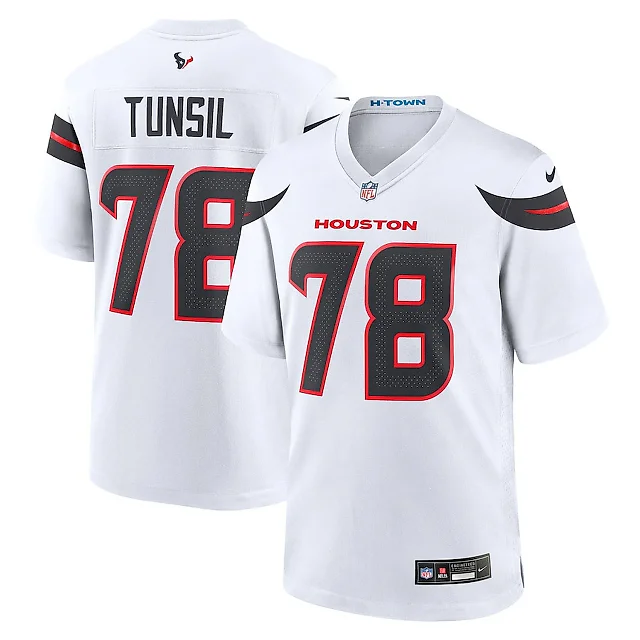 Zennovawear Laremy Tunsil 78 Houston Texans Game Men Jersey - White