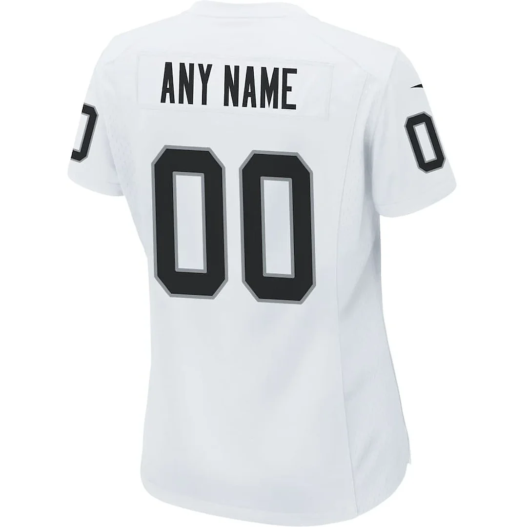 Zennovawear Las Vegas Raiders Women Custom Game Jersey - White