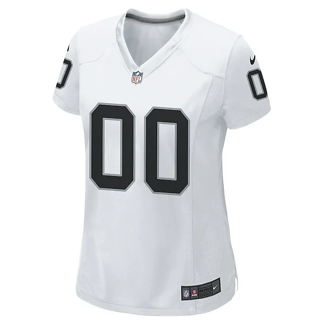 Zennovawear Las Vegas Raiders Women Custom Game Jersey - White