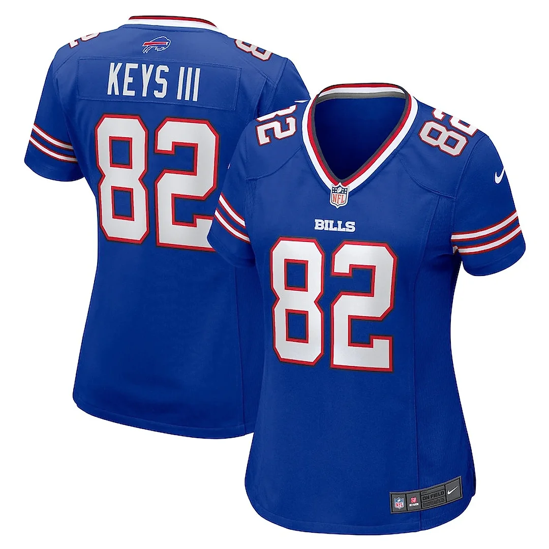 Zennovawear Lawrence Keys III 82 Buffalo Bills Women's Game Jersey - Royal
