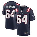 Zennovawear Layden Robinson 64 New England Patriots Team Game Men Jersey - Navy