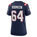 Zennovawear Layden Robinson 64 New England Patriots Women's Team Game Jersey - Navy