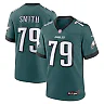 Zennovawear Lecitus Smith 79 Philadelphia Eagles Game Men Jersey - Midnight Green