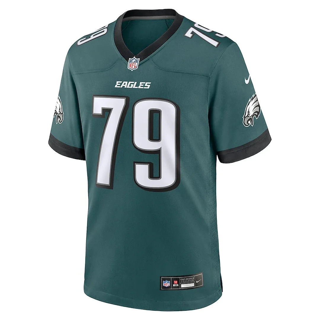 Zennovawear Lecitus Smith 79 Philadelphia Eagles Game Men Jersey - Midnight Green
