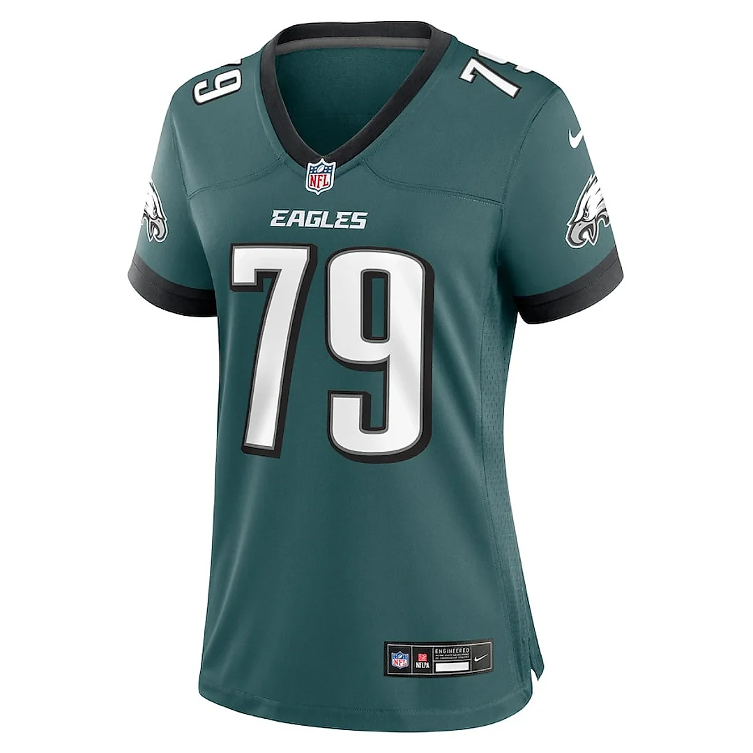 Zennovawear Lecitus Smith 79 Philadelphia Eagles Women Game Jersey - Midnight Green
