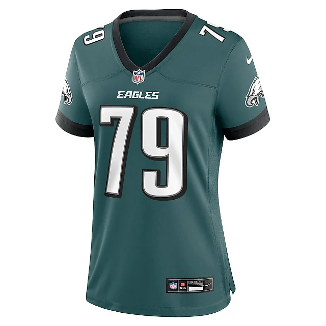 Zennovawear Lecitus Smith 79 Philadelphia Eagles Women Game Jersey - Midnight Green