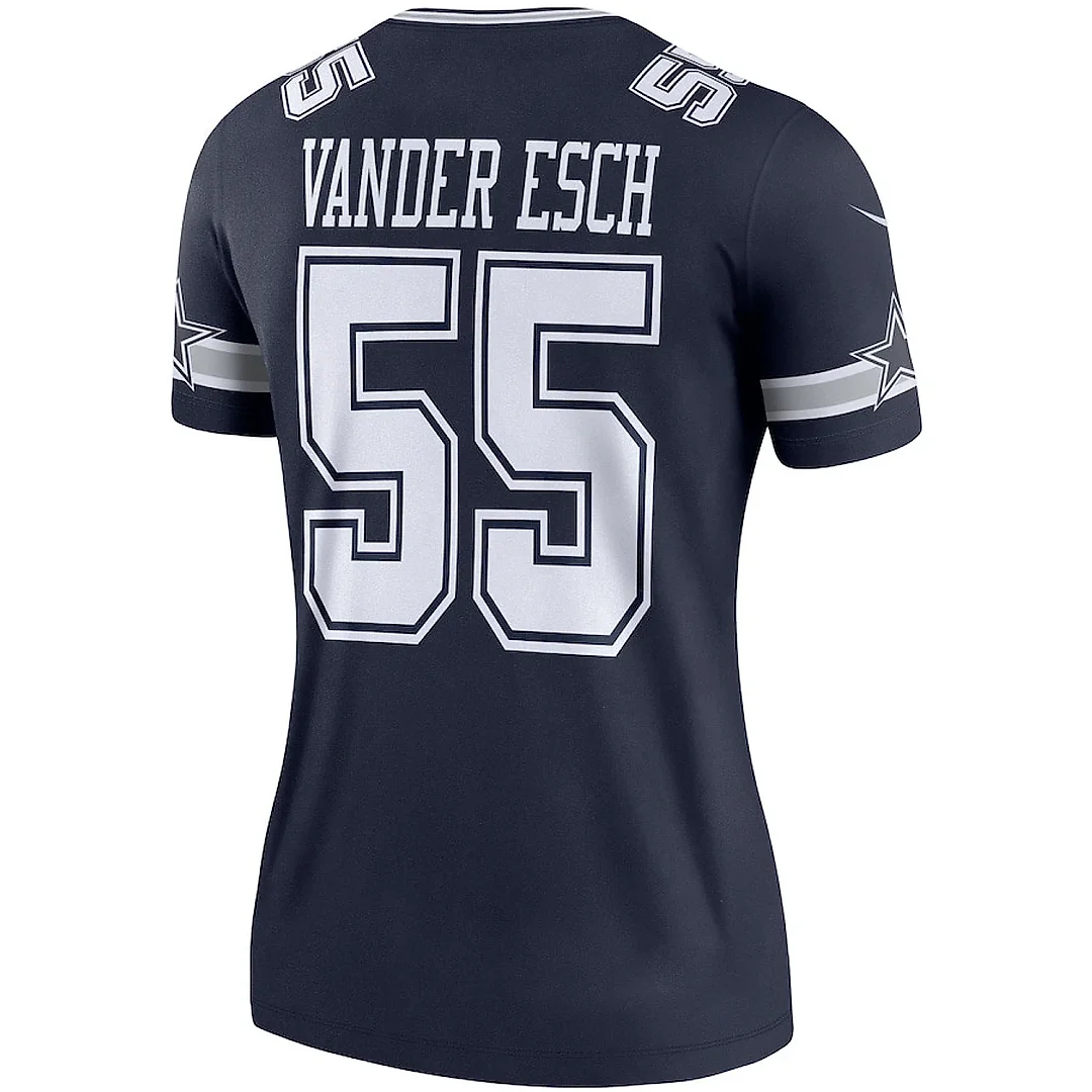 Zennovawear Leighton Vander Esch 55 Dallas Cowboys Women Legend Jersey - Navy